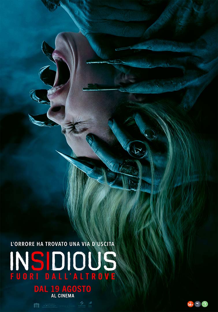 Locandina del film Insidious: Fuori dall'Altrove, sesto capitolo della saga horror diretto da Jacob Chase